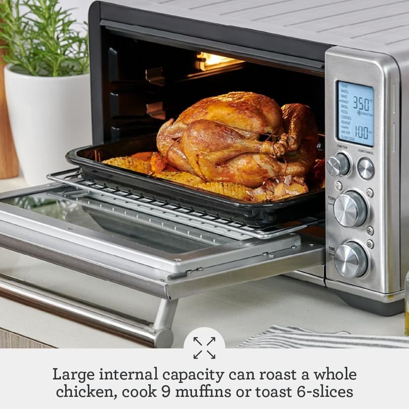 Breville BOV860BSS Smart Oven Air Fryer and Convection Oven, Brushed Stainless Steel
