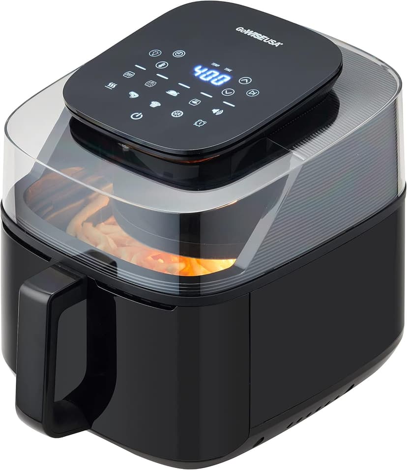 GoWISE USA 5.5 Quart Air Fryer with 180° Viewing Window