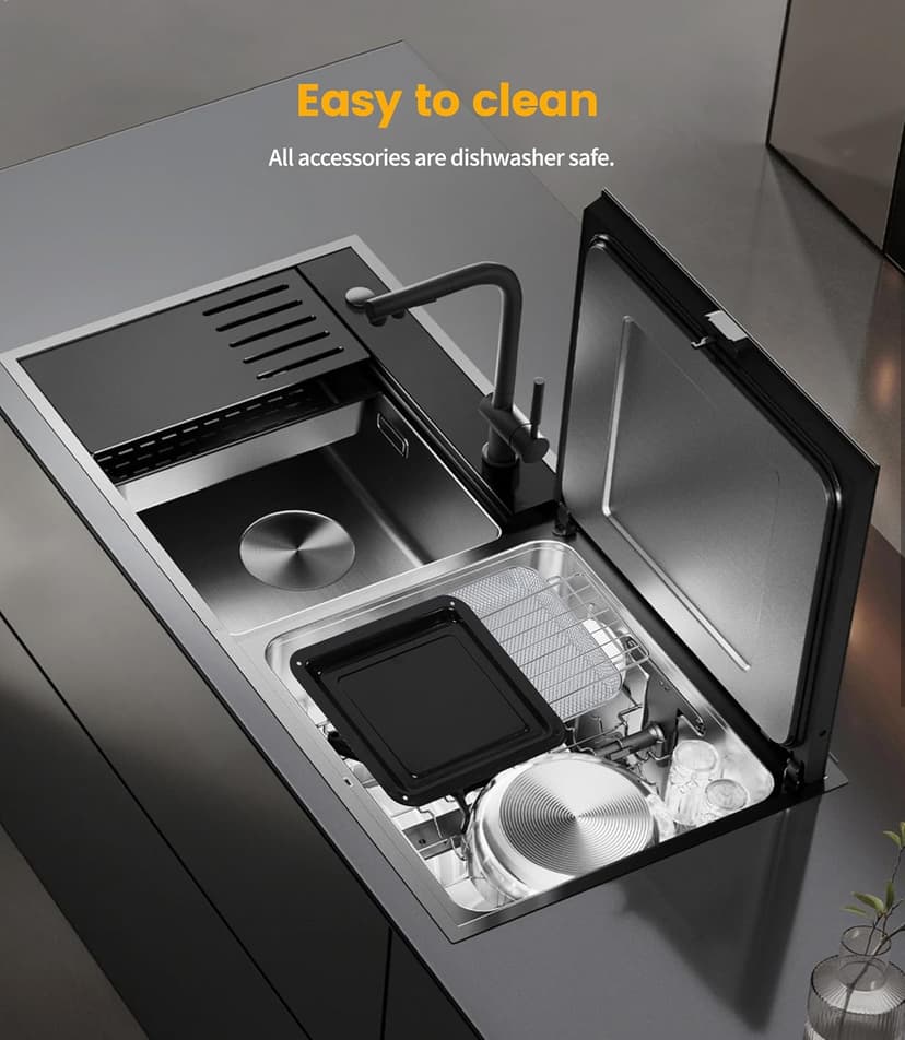 24Qt Large Air Fryer Oven French Door 15 in 1 Multi-Function Digital Controls Convection Oven Stainless Steel Dual Zone Electric Oven Toaster Combo with 13 Accessories & Cookbook