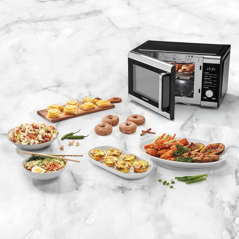 Cuisinart 3-in-1 Microwave AirFryer Oven, Black