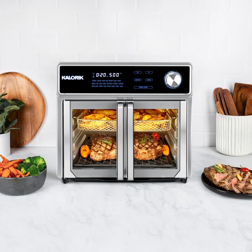 Kalorik MAXX 26 Quart Digital Air Fryer Oven Grill, Stainless Steel (AFO 47631 SS2)