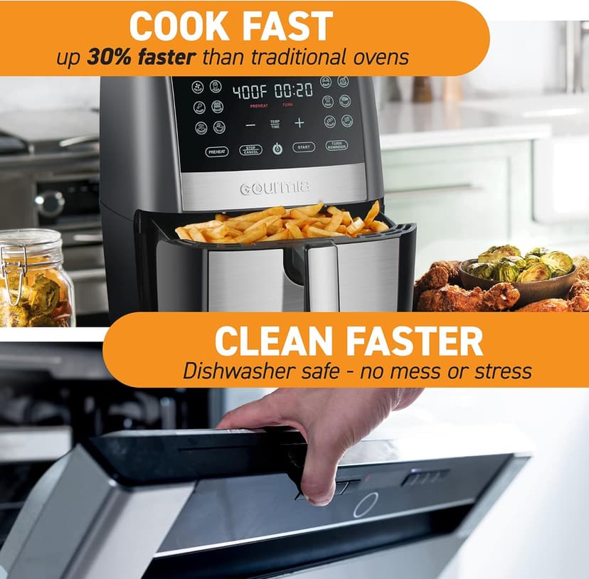 Gourmia Air Fryer Black (8 Quart)