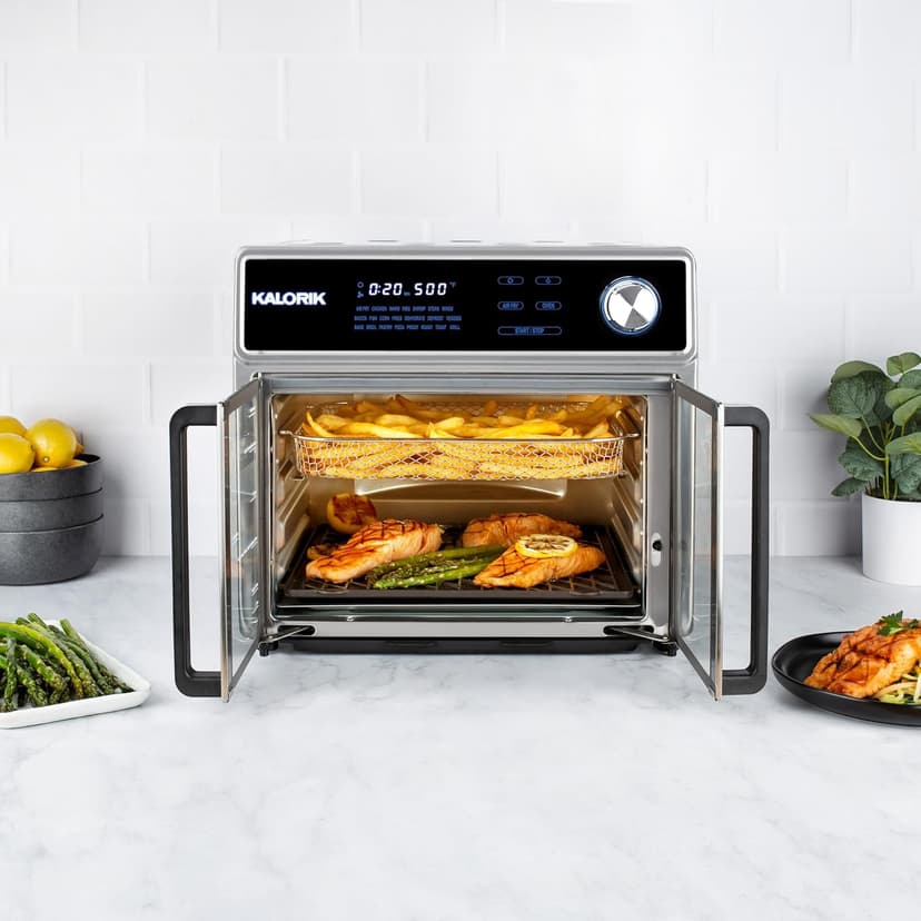 Kalorik MAXX 26 Quart Digital Air Fryer Oven Grill, Stainless Steel (AFO 47631 SS2)