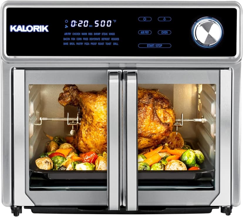 Kalorik MAXX 26 Quart Digital Air Fryer Oven Grill, Stainless Steel (AFO 47631 SS2)