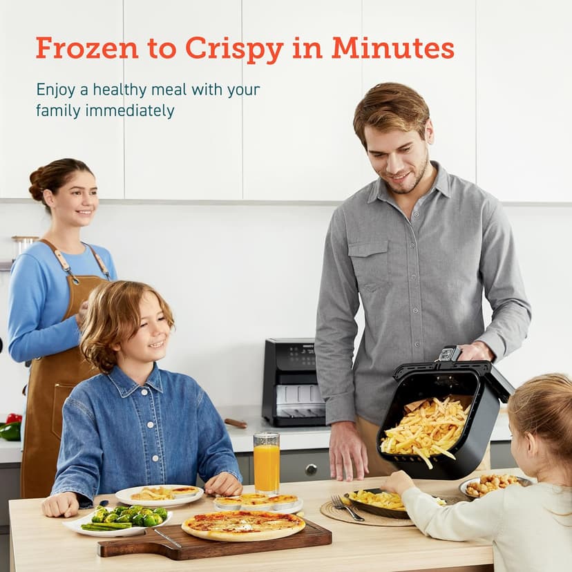 COSORI Air Fryer Pro II 5.8QT that Roast, Bake, Shake Reminder, 8 preset Functions, Cookbook & Online Recipes, Dishwasher-Safe, Black